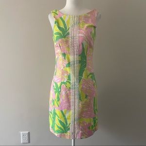 Lily Pulitzer Flamingo Fun shift dress